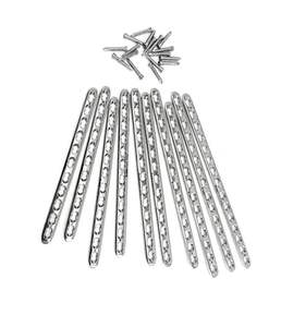 Ensemble de plaques de fixation osseuse en acier inoxydable et titane pour la fixation des fractures chez les animaux, implant chirurgical vétérinaire orthopédique - Product Image 1