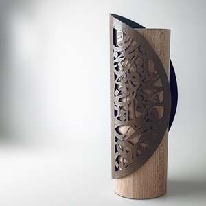 Quemador de Incienso de Sándalo Hecho a Mano con Diseño de Caligrafía Árabe, Soporte Religioso de Madera para Uso en Todas las Estaciones - Product Image 2