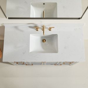 Mobile Bagno Autoportante da 48 Pollici Completamente Assemblato con 2 Maniglie - Product Image 4