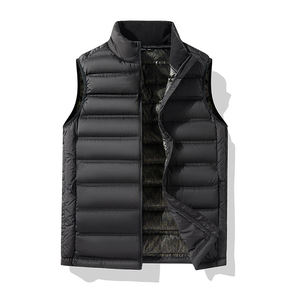 Chaleco de equitación de invierno cálido para hombre, impermeable, transpirable, de lona, sin mangas, talla grande, para uso ecuestre - Product Image 2