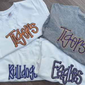 Falcons Embroidered Batwing Sleeve Oversized T-Shirt Unisex White Cotton Summer Pullover O-<b>Neck</b> Knitted Breathable Front Logo - Product Image 6