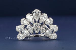 Elegant 14K Gold Lab Created <b>Diamond</b> <b>Ring</b> for Women Premium Synthetic <b>Diamond</b> Engagement Wedding <b>Ring</b> Fine Jewelry Gift - Product Image 3