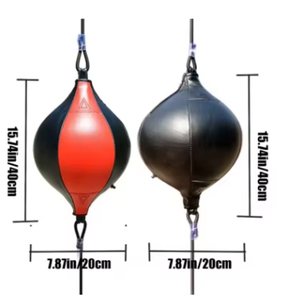 PROFIT SPORTS Sac de boxe double extrémité robuste en PU, capacité inférieure à 1 kg, pour entraînement de boxe - Product Image 4