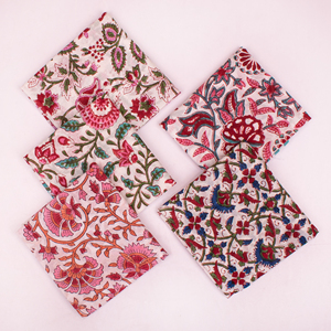 Handmade Block Printed Cotton Bandana, Eco-Friendly <b>Head</b> <b>Wrap</b>, Stylish Unisex Square Scarf, Organic Cotton Neck Accessory - Product Image 2