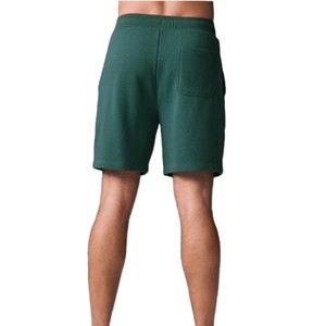 Pantalones Cortos Bermuda de Algodón Verde Sólido para Hombre 2026 con Cordón en la Cintura, Diseño Casual de Tiro Medio con Bolsillos, Tejido Transpirable, ODM - Product Image 2