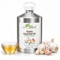 Minyak Bawang Putih Organik Bersertifikat Allium Sativum Minyak Esensial Murni 100% Murni Distilasi Uap Kosmetik Alami Perawatan Kulit Perawatan Rambut