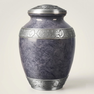 Urna Funeraria de Aluminio Hecha a Mano, Grande, para Cenizas Humanas de Adultos, Urna de Alta Calidad Grabada al Mejor Precio - Product Image 1