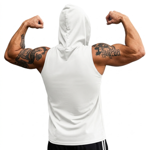 Sudadera sin mangas de algodón para hombre, de peso pesado, para fitness y entrenamiento, OEM ODM, para hombre y mujer. - Product Image 6