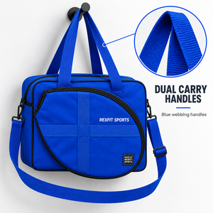 Bolsa de Raqueta de Squash Deportiva REXFIT, Diseño Personalizado con Cierre Curvo en la Parte Delantera y Correa de Hombro Ajustable - Product Image 6