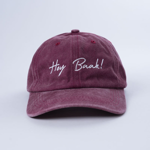 Nouveau design Hay Baak! Casquette de baseball en velours côtelé brodé unisexe réglable à 6 panneaux, style décontracté - Product Image 4