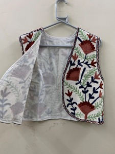 Chaleco de Algodón Bordado Estilo Prairie Chic con Estampado Floral, Cuello Redondo, Sin Mangas, para Mujer, Ropa de Primavera - Product Image 2