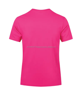 T-shirt à col en V personnalisable pour femmes, manches courtes amples, couleur unie, taille plus, haut décontracté, tissu tricoté d'été, anti-froissement - Product Image 2
