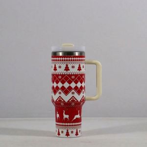 Wholesale New Christmas Product 40Oz Stainless Steel <b>Thermos</b> With Handle and Lid Large Capacity Cup Bulk - Product Image 3