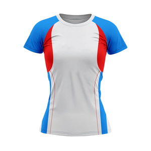 Ropa Deportiva Sublimada Personalizada con Cuello Redondo para Mujer, Jersey de Béisbol Activo en Estilo Camiseta de Softbol - Product Image 1