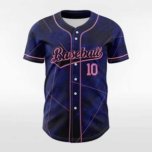 เสื้อเบสบอลเยาวชนแบบกำหนดเอง ย้อมสีด้วยเทคนิค Sublimation ชุดทีมจูเนียร์ ชุดสำหรับนักกีฬามืออาชีพ สวมใส่เพื่อประสิทธิภาพสูงสุด ตลาดอเมริกาและยุโรป กำลังเป็นที่นิยม - Product Image 2