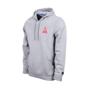 เสื้อฮู้ดแขนยาวผสมผ้าฝ้าย 80% โพลีเอสเตอร์ 20% สำหรับผู้ชาย มีซิปสีดำ ผลิตจากวัสดุที่ยั่งยืนและไม่หดตัว ไม่มีแบรนด์ สำหรับฤดูหนาว - Product Image 2