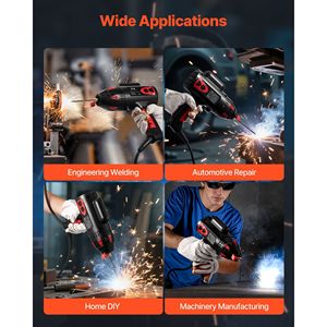 Soudeuse à arc portable 20-130A avec réglage progressif du courant, onduleur IGBT 115V, soudeuses à arc manuelles pour métaux - Product Image 6