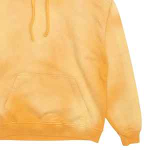 Sudadera con capucha amarilla deslavada estilo vintage para hombre y mujer, sudadera oversize de algodón, estilo streetwear, suave forro polar. - Product Image 1