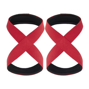 Adjustable Neoprene Cotton Figure 8 Wrist Straps High Stretch Anti Slip Lightweight Eco-Friendly Gym Support for <b>Weight</b> Lifting - Product Image 6