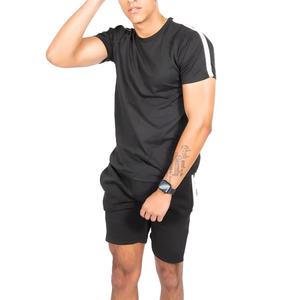 Vente en gros de conception personnalisée de nouveau style T-shirts grande taille pour hommes de haute qualité Ensemble de shorts surdimensionnés Sweat Gym Plain - Product Image 2