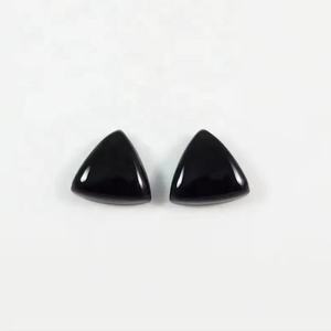 Piedras preciosas sueltas semipreciosas con cabujón de trillón de ónix negro Natural de 11mm a precio al por mayor de fabricante verificado - Product Image 2