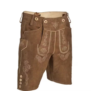Fabricante Mayorista de Lederhosen Bávaros para Hombre, Pantalones Cortos de Cuero para Oktoberfest, Traje Tradicional Alemán - Product Image 6
