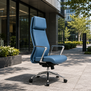 Silla Ergonómica de Malla KINSHA con Reposabrazos Ajustables y Base Giratoria de Hierro, Diseño Contemporáneo para Uso Comercial - Product Image 1