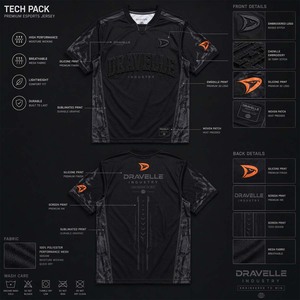 Camiseta Deportiva Premium 100% Poliéster Ecológica de Secado Rápido y Transpirable con Malla, Impresión por Transferencia de Calor, Bordado Apliq - Product Image 6