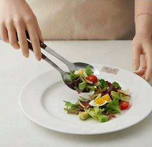 Servidor de Ensalada Simple de Acero Inoxidable, Utensilios para Ensalada con Acabado Clásico Tipo Espejo, Perfecto para Uso Diario en el Hogar y Eventos Corporativos - Product Image 5