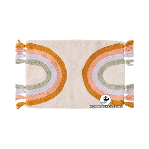 Tapis de Bain Modernes Personnalisés Vente en Gros à Séchage Rapide Tapis de Bain Designer Coton Fabriqué à la Machine avec Couleur Tuftée Style Moderne par ITHL - Product Image 1