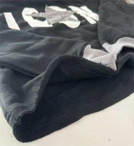 ชุดเซ็ตเสื้อฮู้ดดี้และกางเกงวอร์มทรงแฟลร์สไตล์วินเทจสำหรับผู้ชาย ผ้าฝ้าย 100% ล้างสีแบบแอซิดวอช เหมาะสำหรับฤดูหนาว รับผลิตตามสั่งขายส่ง - Product Image 4