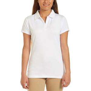 เสื้อโปโลผู้หญิงสีขาวแขนสั้นเสื้อยืดเพื่อประสิทธิภาพสูง - Product Image 5