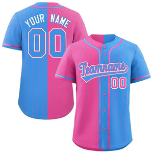 Camisetas de Béisbol Premium con Botones, 100% Poliéster, Antibacterianas, Cuello en V, Precio Directo de Fábrica, MOQ Bajo, Envío Mundial, Ajuste Personalizado - Product Image 1