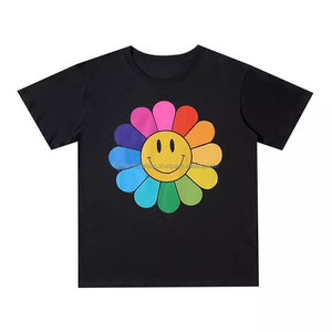 T-shirt décontracté unisexe surdimensionné pour homme, col rond, 100 % coton, taille plus, avec impression numérique, logo personnalisé et tissu écologique, 2022 - Product Image 1