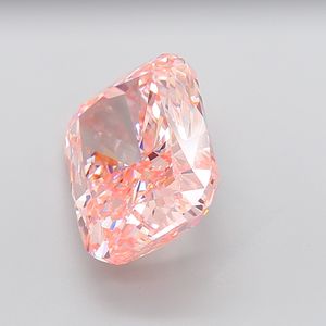 Diamante de Laboratorio de Color Naranja Rosado Intenso, Corte Alargado Tipo Cojín, Claridad VVS2, Certificado IGI, Elaborado por Expertos - Product Image 2