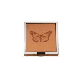 Ensemble de 4 sous-verres réutilisables en MDF au style incroyable avec impression autocollante en émail, antidérapants et résistants à la chaleur, à prix très avantageux - Product Image 2