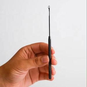 Crochet à aiguille tirant les microbilles | Acier inoxydable de haute qualité avec pochette en PVC - Product Image 1