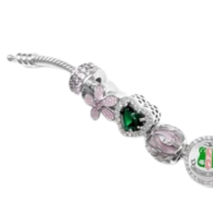   Pulsera Premium Boule Skyline 2026 con Cristal Verde, Joyería Elegante para Mujer, Pulsera de Hermandad, Accesorios de Moda - Product Image 3