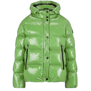 Veste matelassée en tissu PU écologique pour homme, couleur beige, garnissage en coton, bordure en fourrure, coupe-vent, vêtement décontracté d'hiver, coupe régulière, fermeture éclair - Product Image 6