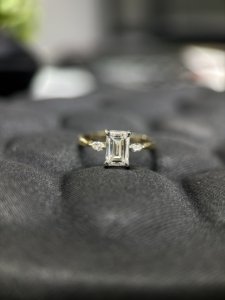 Classic Solitaire 925 Sterling Silver <b>Diamond</b> <b>Ring</b> with Premium Finish for Proposal Bridal Jewelry Anniversary and Gift Giving - Product Image 2
