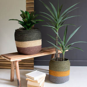 Jarrón de mesa de algas marinas hecho a mano, decoración Floral Natural tejida para el hogar, centro de mesa elegante - Product Image 2