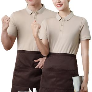 Camiseta Polo de Trabajo Personalizada OEM, Camiseta Corporativa con Logotipo Impreso, Camiseta Publicitaria con Bordado de Manga Corta, Uniforme para Servicios de Catering - Product Image 1