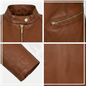 Venta al por mayor mejor calidad Sheep Nappa mujeres moda chaquetas de cuero tamaño personalizado Original moda chaqueta de cuero personalizado señoras - Product Image 4