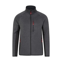 Polartec Fleecejacke mit Stehkragen und Kapuze, Winddicht, Atmungsaktiv, Anpassbares Logo, Winter-Sportmantel für Herren