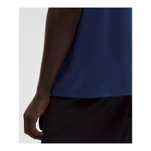 Débardeur sans manches pour homme en polyester tricoté 100 %, séchage rapide, col rond, motif uni, tissu 140g, haute qualité, personnalisé - Product Image 4