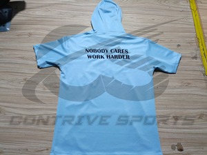 2026 Wholesale 100% Cotton <b>Thick</b> <b>Fleece</b> Heavy Weight Oversized Short Sleeve MMA Custom Print Logo Men's Hoodies & Sweatshirts - Product Image 2