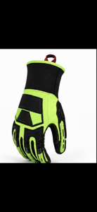 Gants anti-choc MUBASHAR PRO GRIP INTERNATIONAL, résistance aux coupures EN388/ANSI niveau 4, revêtement en nitrile sur la paume, doublure en mélange de polyester HPPE - Product Image 5