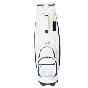 Sac de golf professionnel – Sac de golf léger en cuir PU avec 14 séparateurs, imperméable et logo personnalisé - Product Image 3