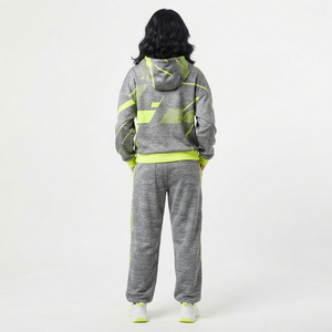 Ensemble de survêtement sublimé pour femmes, longueur intégrale, 100% polyester polaire, vêtements de sport, ensemble de course, entraînement décontracté - Product Image 2