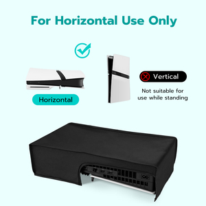 Funda Protectora de Tela de Nailon Oxford con Recorte para Consolas de Juegos PS5 Pro, Funda Protectora Horizontal Negra - Product Image 6